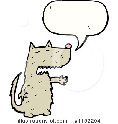 Royalty-Free (RF) Wolf Clipart Illustration by lineartestpilot - Stock Sample #1152204
