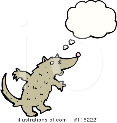 Royalty-Free (RF) Wolf Clipart Illustration by lineartestpilot - Stock Sample #1152221