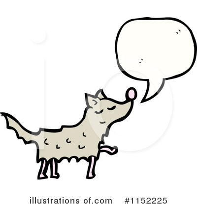 Royalty-Free (RF) Wolf Clipart Illustration by lineartestpilot - Stock Sample #1152225