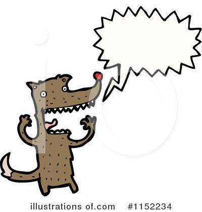 Royalty-Free (RF) Wolf Clipart Illustration by lineartestpilot - Stock Sample #1152234