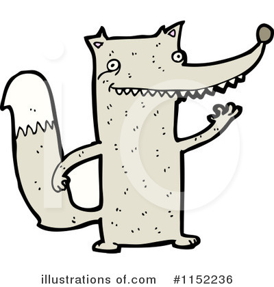 Royalty-Free (RF) Wolf Clipart Illustration by lineartestpilot - Stock Sample #1152236