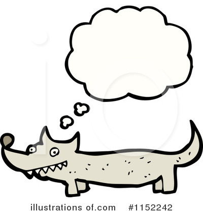 Royalty-Free (RF) Wolf Clipart Illustration by lineartestpilot - Stock Sample #1152242