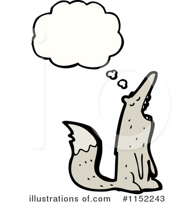Royalty-Free (RF) Wolf Clipart Illustration by lineartestpilot - Stock Sample #1152243