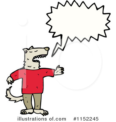 Royalty-Free (RF) Wolf Clipart Illustration by lineartestpilot - Stock Sample #1152245