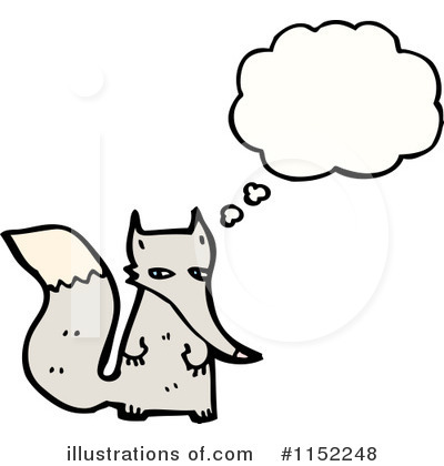 Royalty-Free (RF) Wolf Clipart Illustration by lineartestpilot - Stock Sample #1152248