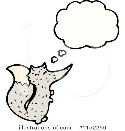 Royalty-Free (RF) Wolf Clipart Illustration by lineartestpilot - Stock Sample #1152250