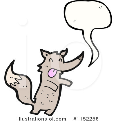 Royalty-Free (RF) Wolf Clipart Illustration by lineartestpilot - Stock Sample #1152256