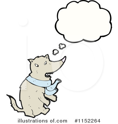 Royalty-Free (RF) Wolf Clipart Illustration by lineartestpilot - Stock Sample #1152264