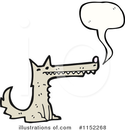 Royalty-Free (RF) Wolf Clipart Illustration by lineartestpilot - Stock Sample #1152268