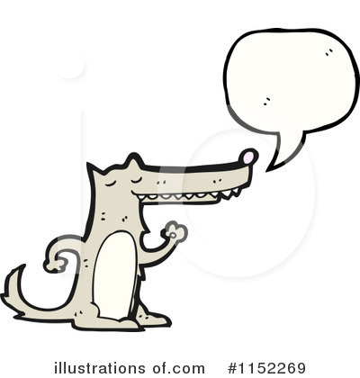 Royalty-Free (RF) Wolf Clipart Illustration by lineartestpilot - Stock Sample #1152269