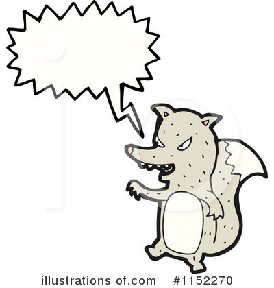 Royalty-Free (RF) Wolf Clipart Illustration by lineartestpilot - Stock Sample #1152270