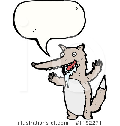 Royalty-Free (RF) Wolf Clipart Illustration by lineartestpilot - Stock Sample #1152271