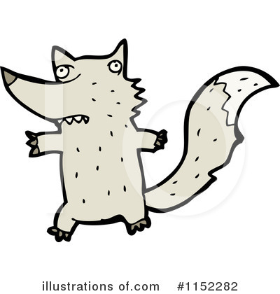 Royalty-Free (RF) Wolf Clipart Illustration by lineartestpilot - Stock Sample #1152282