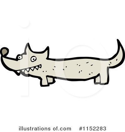 Royalty-Free (RF) Wolf Clipart Illustration by lineartestpilot - Stock Sample #1152283