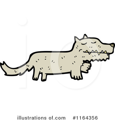 Royalty-Free (RF) Wolf Clipart Illustration by lineartestpilot - Stock Sample #1164356