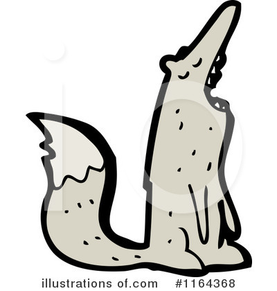 Royalty-Free (RF) Wolf Clipart Illustration by lineartestpilot - Stock Sample #1164368
