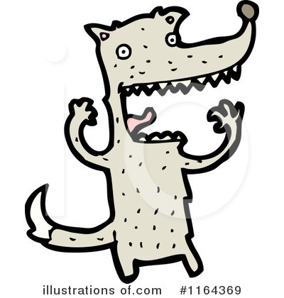 Royalty-Free (RF) Wolf Clipart Illustration by lineartestpilot - Stock Sample #1164369