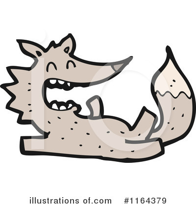 Royalty-Free (RF) Wolf Clipart Illustration by lineartestpilot - Stock Sample #1164379