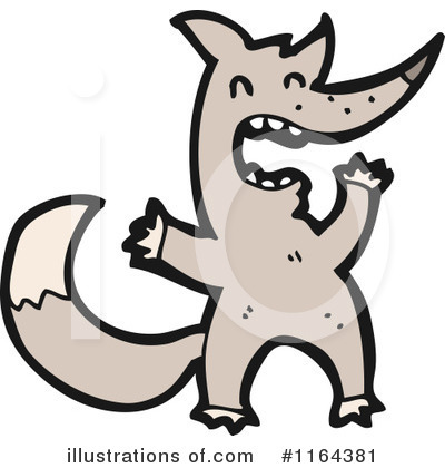 Royalty-Free (RF) Wolf Clipart Illustration by lineartestpilot - Stock Sample #1164381