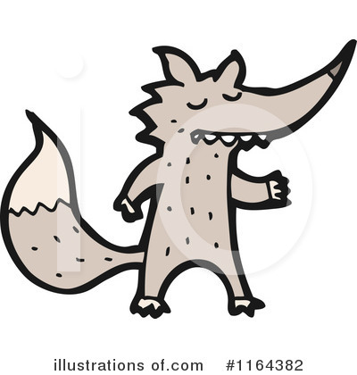 Royalty-Free (RF) Wolf Clipart Illustration by lineartestpilot - Stock Sample #1164382