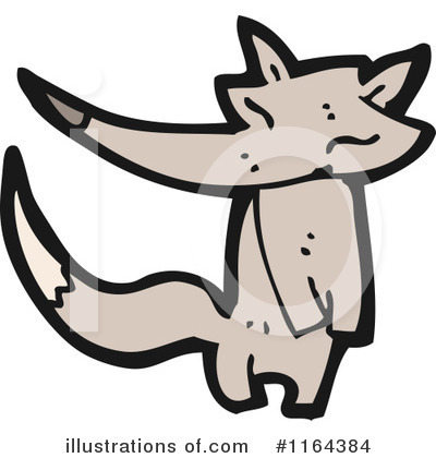 Royalty-Free (RF) Wolf Clipart Illustration by lineartestpilot - Stock Sample #1164384