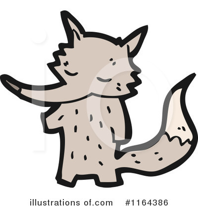 Royalty-Free (RF) Wolf Clipart Illustration by lineartestpilot - Stock Sample #1164386