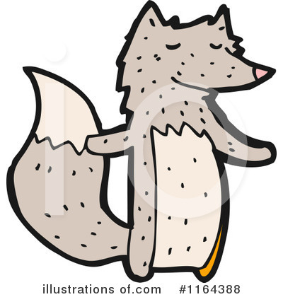 Royalty-Free (RF) Wolf Clipart Illustration by lineartestpilot - Stock Sample #1164388