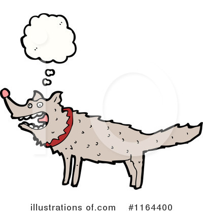 Royalty-Free (RF) Wolf Clipart Illustration by lineartestpilot - Stock Sample #1164400