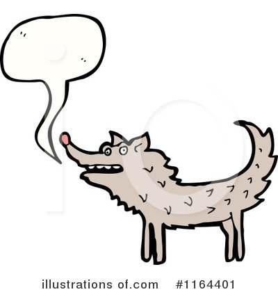 Royalty-Free (RF) Wolf Clipart Illustration by lineartestpilot - Stock Sample #1164401