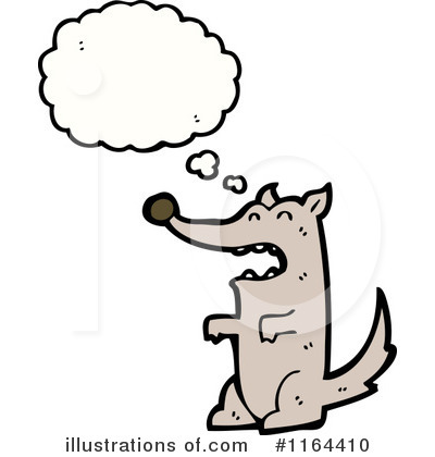 Royalty-Free (RF) Wolf Clipart Illustration by lineartestpilot - Stock Sample #1164410