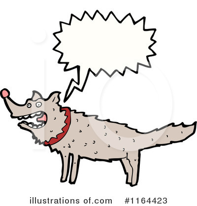 Royalty-Free (RF) Wolf Clipart Illustration by lineartestpilot - Stock Sample #1164423