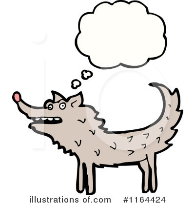 Royalty-Free (RF) Wolf Clipart Illustration by lineartestpilot - Stock Sample #1164424