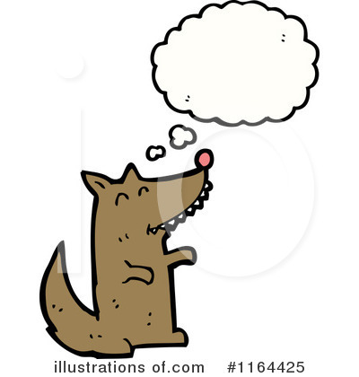 Royalty-Free (RF) Wolf Clipart Illustration by lineartestpilot - Stock Sample #1164425