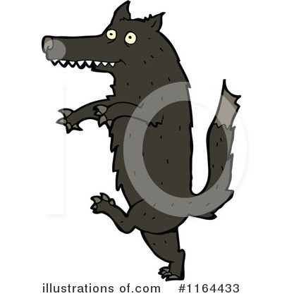 Royalty-Free (RF) Wolf Clipart Illustration by lineartestpilot - Stock Sample #1164433