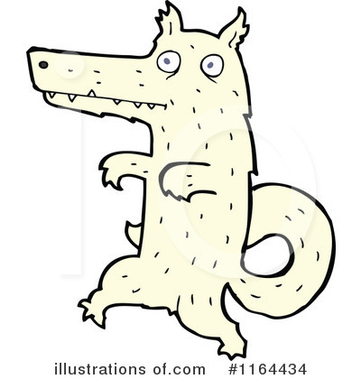 Royalty-Free (RF) Wolf Clipart Illustration by lineartestpilot - Stock Sample #1164434