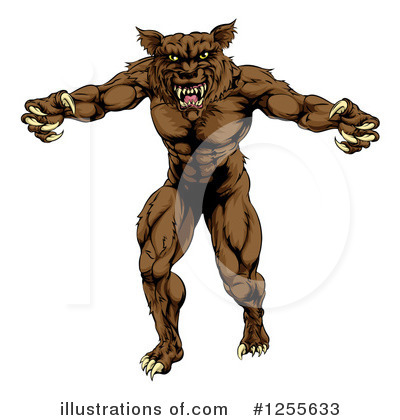 Royalty-Free (RF) Wolf Clipart Illustration by AtStockIllustration - Stock Sample #1255633