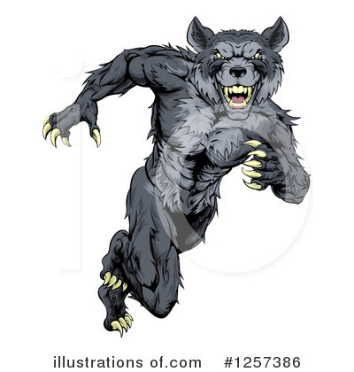 Werewolf Clipart #1257386 by AtStockIllustration