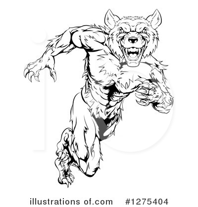 Royalty-Free (RF) Wolf Clipart Illustration by AtStockIllustration - Stock Sample #1275404
