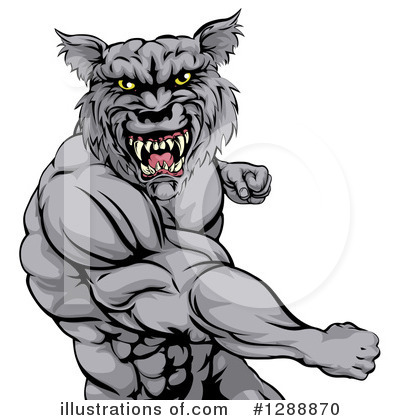Royalty-Free (RF) Wolf Clipart Illustration by AtStockIllustration - Stock Sample #1288870