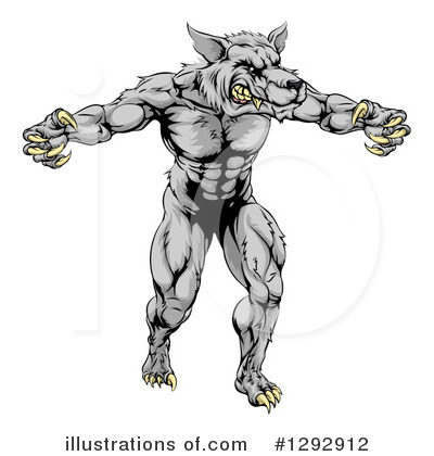 Royalty-Free (RF) Wolf Clipart Illustration by AtStockIllustration - Stock Sample #1292912