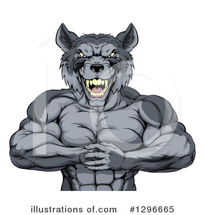 Royalty-Free (RF) Wolf Clipart Illustration by AtStockIllustration - Stock Sample #1296665