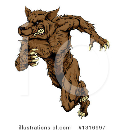 Royalty-Free (RF) Wolf Clipart Illustration by AtStockIllustration - Stock Sample #1316997