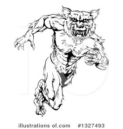 Royalty-Free (RF) Wolf Clipart Illustration by AtStockIllustration - Stock Sample #1327493