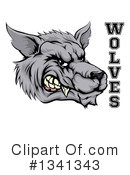 Wolf Clipart #1341343 by AtStockIllustration