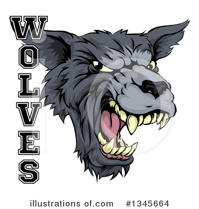 Royalty-Free (RF) Wolf Clipart Illustration by AtStockIllustration - Stock Sample #1345664