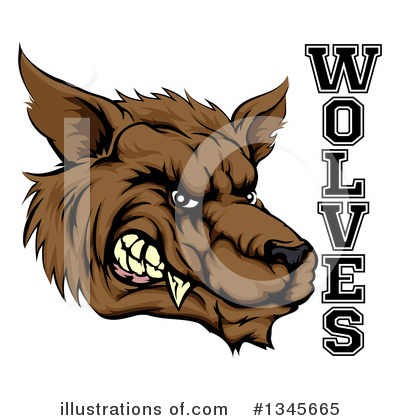 Royalty-Free (RF) Wolf Clipart Illustration by AtStockIllustration - Stock Sample #1345665