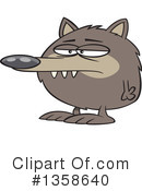 Wolf Clipart #1358640 by toonaday