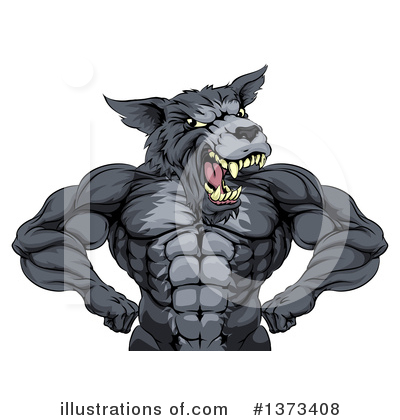 Royalty-Free (RF) Wolf Clipart Illustration by AtStockIllustration - Stock Sample #1373408