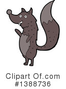 Wolf Clipart #1388736 by lineartestpilot