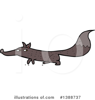 Royalty-Free (RF) Wolf Clipart Illustration by lineartestpilot - Stock Sample #1388737